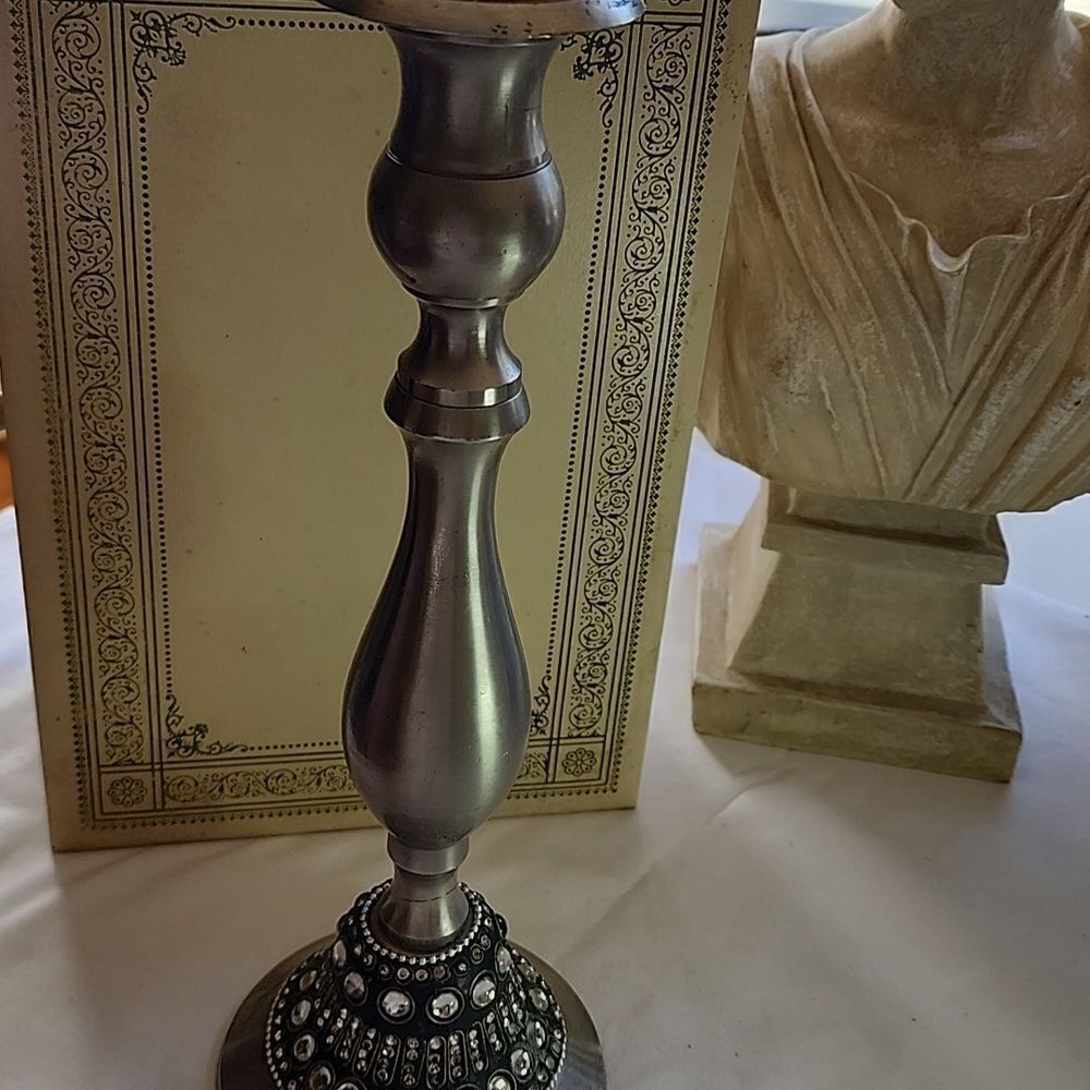 Bejeweled Taper Candle Holder Versatile